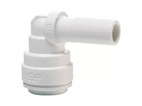 John Guest 12mm White Polypropylene Stem Elbow PPM221212W