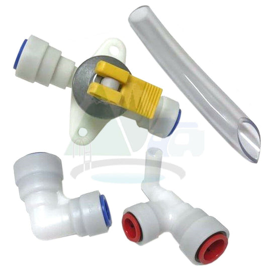Truma Combi Ultrastore Assembly Pack, Safety Drain valve + hot and cold 70142-05 70400-52