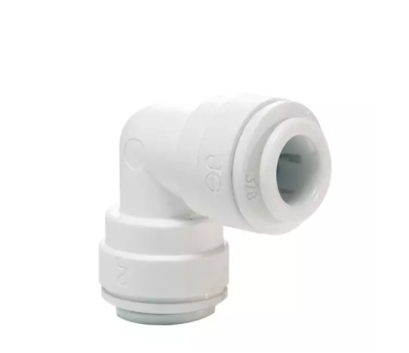 John Guest 12mm White Polypropylene Equal Elbow 12mm x 12mm PPM0312W