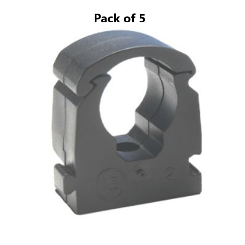 JOHN GUEST 12MM TOWER PIPE CLIP PC12W PACK OF 5